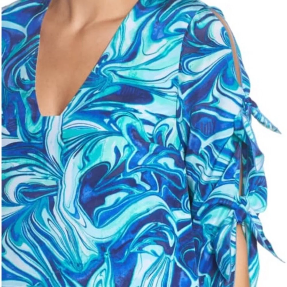 Lilly Pulitzer Avila Stretch Silk Dress SZ XS EUC - Picture 4 of 7